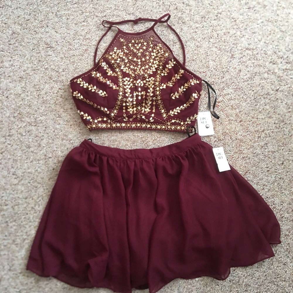 B Darlin Formal 2 Piece Dress